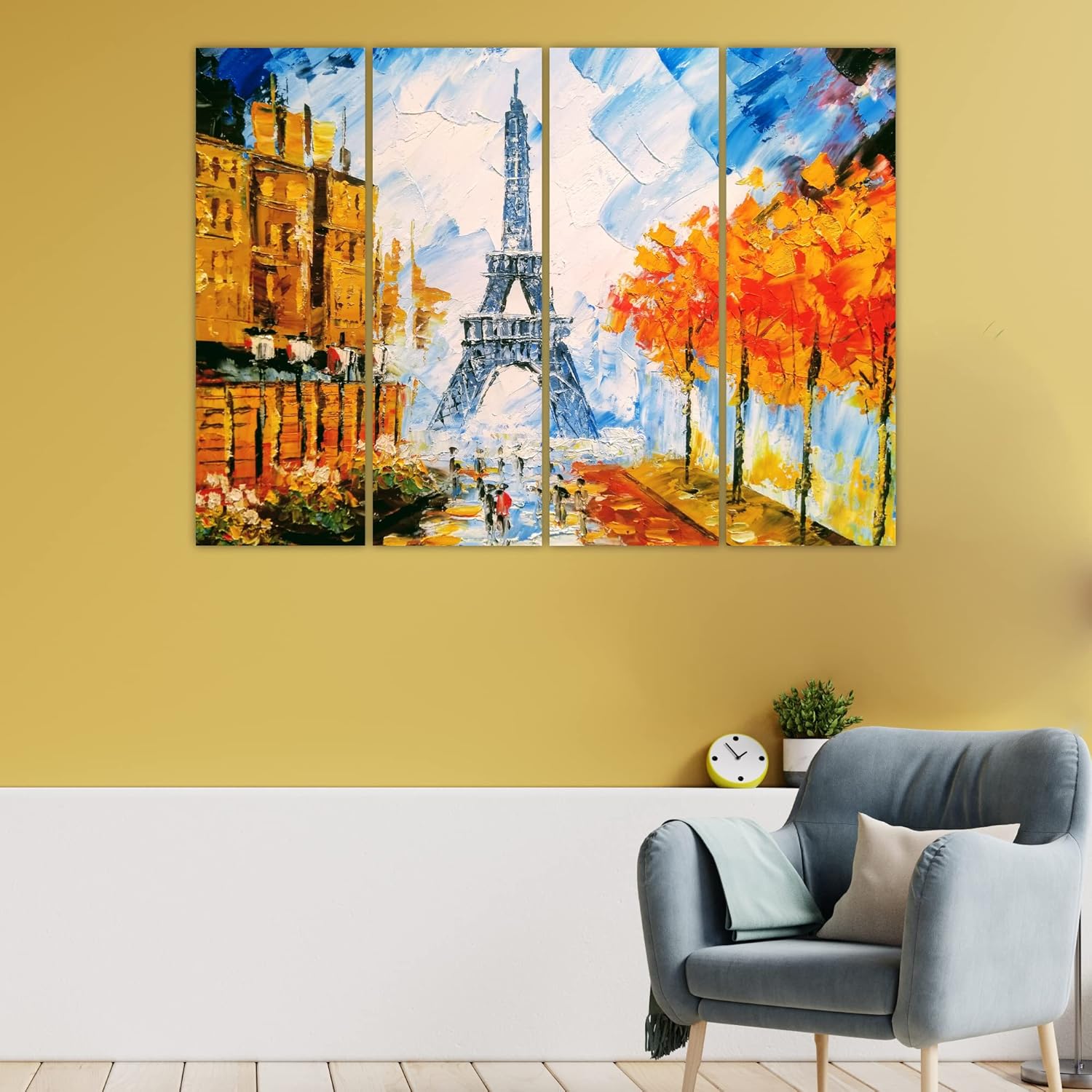 inep-b09sy92zq1-close-up-of-framed-eiffel-tower-prints-in-vibrant-multicolor-on-a-wall.jpg